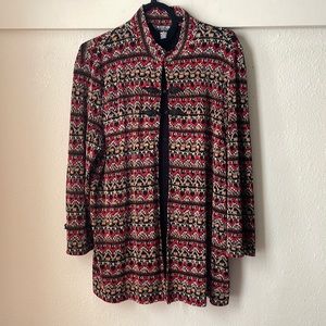 Vintage August Max oriental style lightweight jacket